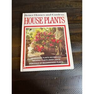 Vintage Better Homes and Gardens House Plants 1971 Hardback Book Coffee Table